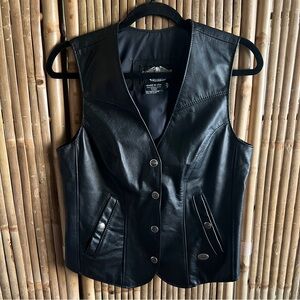 Harley-Davidson Black Leather Vest